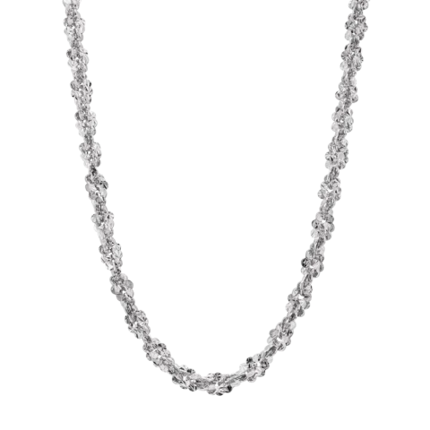 Dây chuyền vàng trắng PNJ 18K