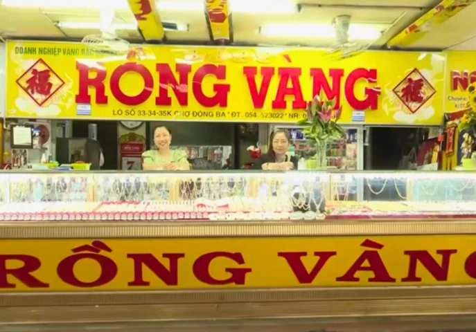 Điểm nổi bật của tiệm vàng Rồng Vàng Huế