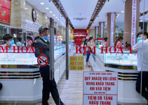 Không gian bên trong Tiệm Vàng Kim Hoa Bình Dương