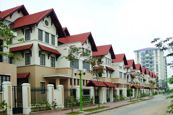 Không gian xanh trong lành tại khu đô thị Việt Hưng