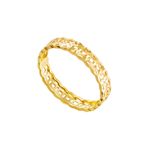 Nhẫn kim tiền vàng 18K PNJ