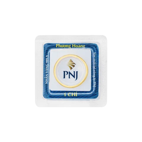 Nhẫn tròn trơn 1 chỉ vàng 24K PNJ