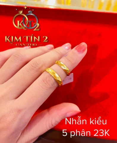 Nhẫn vàng 5 phân Kim Tín