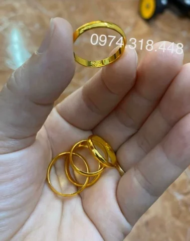 Nhẫn vàng 5 phân thiết kế tinh xảo
