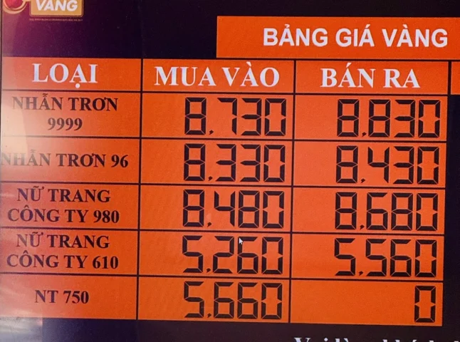 Giá vàng Kim Chung Nha Trang hôm nay: Cập nhật mới nhất 2026 Niêm yết giá vàng tại tiệm vàng