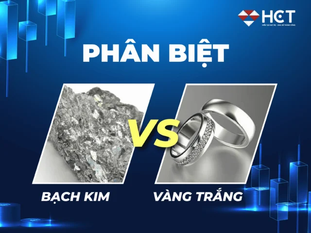 Phân biệt bạch kim và vàng trắng