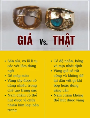 Thử vàng bằng gốm là một cách đơn giản