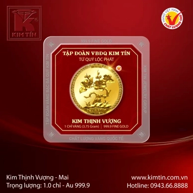 Trang sức vàng Kim Tín kiểu dáng tròn