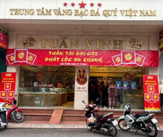 Giá Vàng Tuấn Vinh Bắc Giang Hôm Nay: Cập Nhật Mới Nhất 2026 Trang sức vàng tại Tuấn Vinh