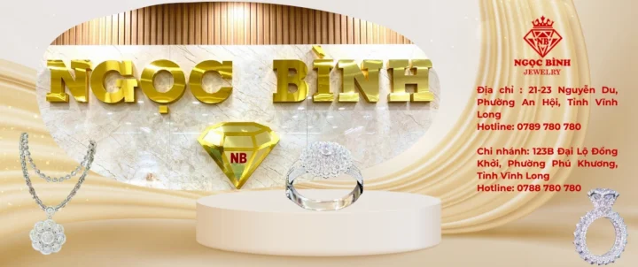 Tiệm Vàng Ngọc Bình Bến Tre: Uy Tín Vàng, Sáng Mãi Niềm Tin 2026 Trang sức vàng trắng tinh xảo tại tiệm vàng Ngọc Bình