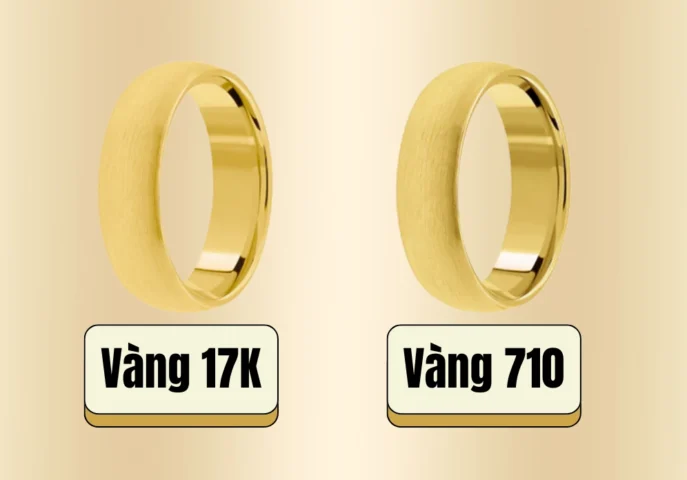 Vàng 17k có phải vàng 710 không?