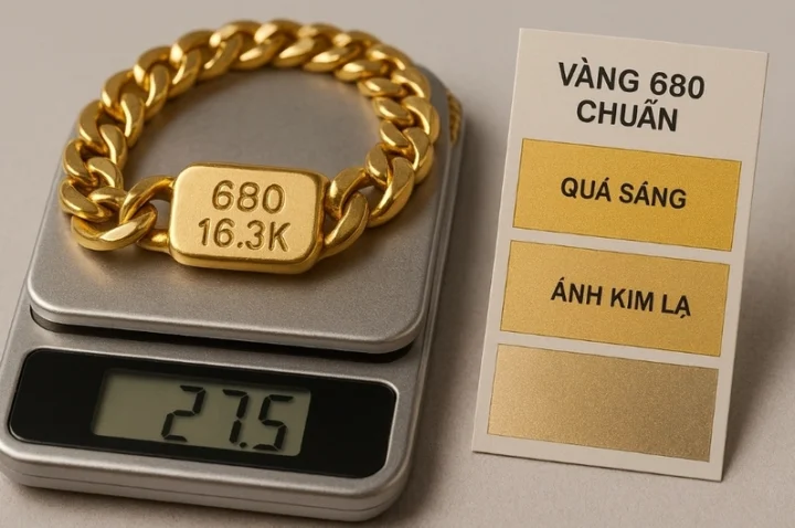 Vàng 680: Khám phá ý nghĩa, giá trị và xu hướng 2026 Vàng 680 là gì