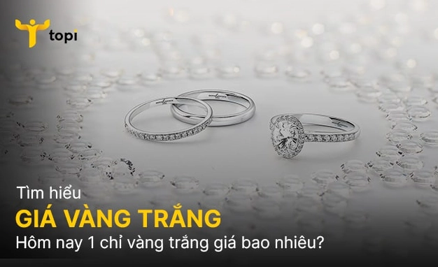 Vàng trắng 18K nguyên liệu