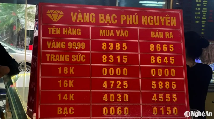 Giá vàng Agribank Nghệ An hôm nay: Cập nhật và Phân tích 2026 Vàng trang sức và vàng miếng